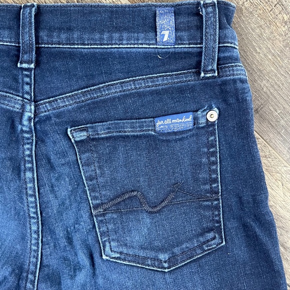 7 For All Mankind High Waist Skinny Jeans Pants Denim ((size 26)) - Picture 3 of 8